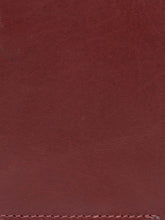 Load image into Gallery viewer, Teakwood Men Genuine Leather Maroon Bi fold Wallets