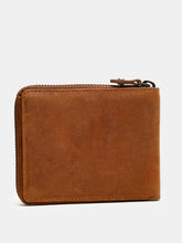 Load image into Gallery viewer, Teakwood Genuine Leather Tan Color Wallet