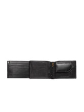 Load image into Gallery viewer, Teakwood Genuine Leather Black Wallet