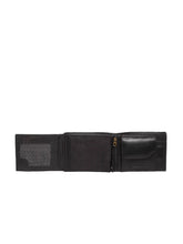 Load image into Gallery viewer, Teakwood Genuine Leather Black Wallet