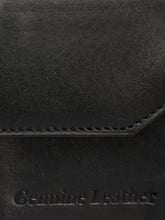 Load image into Gallery viewer, Teakwood Genuine Leather Black Wallet