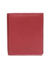 Load image into Gallery viewer, Teakwood Genuine Leather Wallets - Red