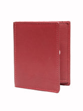 Load image into Gallery viewer, Teakwood Genuine Leather Wallets - Red