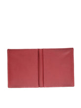 Load image into Gallery viewer, Teakwood Genuine Leather Wallets - Red
