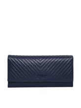 Load image into Gallery viewer, Teakwood Genuine Leather Women Wallet - Blue