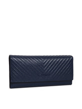 Load image into Gallery viewer, Teakwood Genuine Leather Women Wallet - Blue