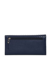 Load image into Gallery viewer, Teakwood Genuine Leather Women Wallet - Blue