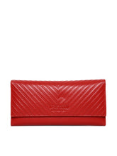 Load image into Gallery viewer, Teakwood Genuine Leather Women Wallet - Red
