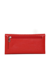 Load image into Gallery viewer, Teakwood Genuine Leather Women Wallet - Red