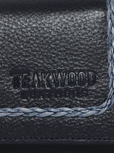 Load image into Gallery viewer, Teakwood Genuine Leather Women Wallet - Blue