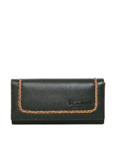 Load image into Gallery viewer, Teakwood Genuine Leather Women Wallet - Olive