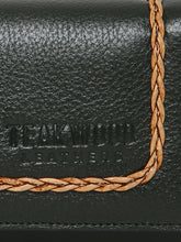 Load image into Gallery viewer, Teakwood Genuine Leather Women Wallet - Olive
