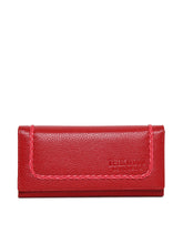 Load image into Gallery viewer, Teakwood Genuine Leather Women Wallet - Red