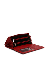 Load image into Gallery viewer, Teakwood Genuine Leather Women Wallet - Red