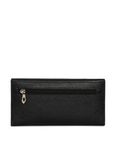 Load image into Gallery viewer, Teakwood Genuine Leather Women Wallet - Black