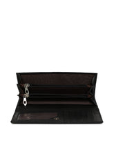 Load image into Gallery viewer, Teakwood Genuine Leather Women Wallet - Black