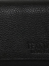 Load image into Gallery viewer, Teakwood Genuine Leather Women Wallet - Black