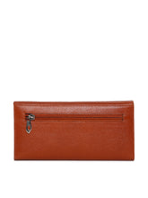 Load image into Gallery viewer, Teakwood Genuine Leather Women Wallet - Tan