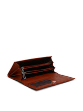 Load image into Gallery viewer, Teakwood Genuine Leather Women Wallet - Tan