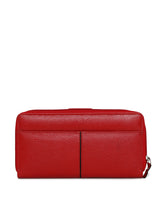 Load image into Gallery viewer, Teakwood Genuine Leather Women Wallet - Red