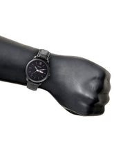 Load image into Gallery viewer, Teakwood leather Black Men Analog Watch