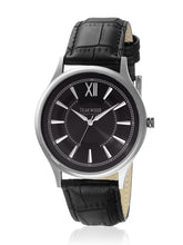 Load image into Gallery viewer, Teakwood leather Silver Men Analog Watch