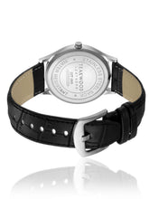 Load image into Gallery viewer, Teakwood leather Silver Men Analog Watch