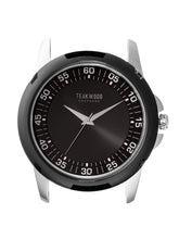 Load image into Gallery viewer, Teakwood leather Black Men Analog Watch