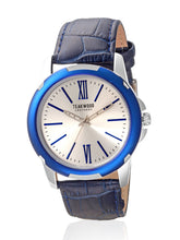 Load image into Gallery viewer, Teakwood leather Blue Men Analog Watch