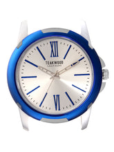 Load image into Gallery viewer, Teakwood leather Blue Men Analog Watch