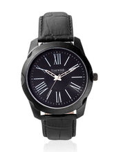 Load image into Gallery viewer, Teakwood leather Black Men Analog Watch