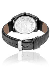 Load image into Gallery viewer, Teakwood leather Black Men Analog Watch