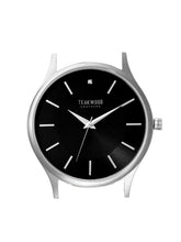 Load image into Gallery viewer, Teakwood leather Silver Men Analog Watch