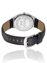 Load image into Gallery viewer, Teakwood leather Silver Men Analog Watch