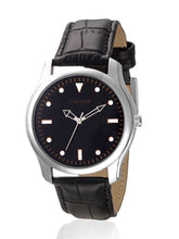Load image into Gallery viewer, Teakwood leather Silver Men Analog Watch