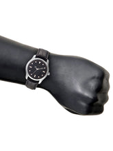 Load image into Gallery viewer, Teakwood leather Silver Men Analog Watch