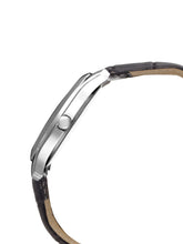 Load image into Gallery viewer, Teakwood leather Silver Men Analog Watch