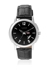 Load image into Gallery viewer, Teakwood leather Silver Men Analog Watch