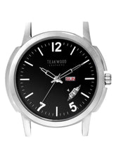 Load image into Gallery viewer, Teakwood leather Silver Men Analog Watch