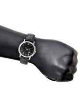 Load image into Gallery viewer, Teakwood leather Silver Men Analog Watch