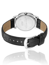 Load image into Gallery viewer, Teakwood leather Silver Men Analog Watch