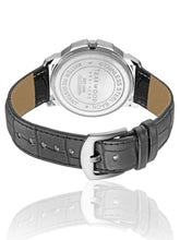 Load image into Gallery viewer, Teakwood leather Silver Men Analog Watch