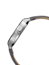 Load image into Gallery viewer, Teakwood leather Silver Men Analog Watch