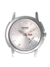 Load image into Gallery viewer, Teakwood leather Silver Men Analog Watch