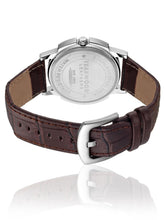 Load image into Gallery viewer, Teakwood leather Silver Men Analog Watch