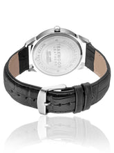 Load image into Gallery viewer, Teakwood leather Silver Men Analog Watch