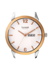 Load image into Gallery viewer, Teakwood leather Silver Men Analog Watch