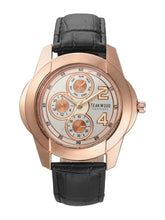 Load image into Gallery viewer, Teakwood Leather Off White Men's Analog Watch