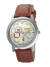 Load image into Gallery viewer, Teakwood Leather Off White Men's Analog Watch