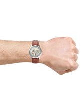 Load image into Gallery viewer, Teakwood Leather Off White Men's Analog Watch